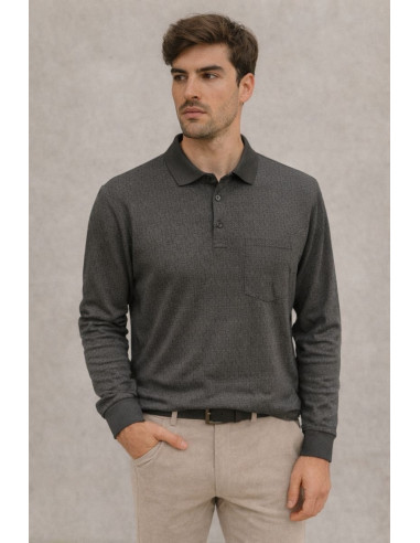 Polo Manga Larga Estampado Losan...