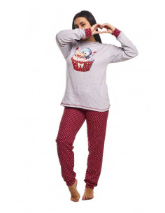 Pijama Largo Algodón...