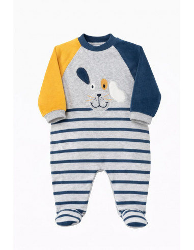 Pijama Largo Tundosado Perrito...