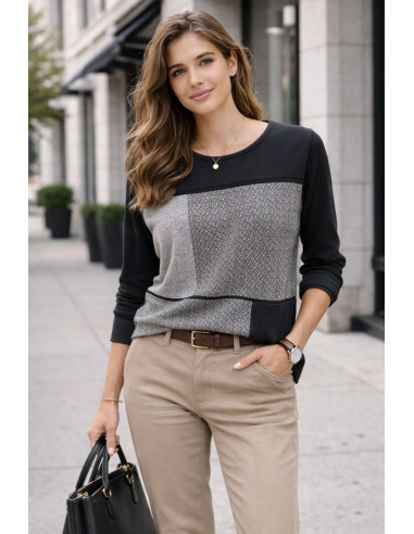 Camiseta Diseño Estampado Gris...