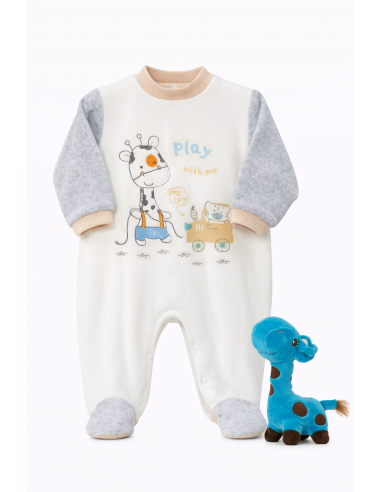 Pijama Largo Tundosado Jirafa Kinanit 75