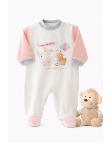 Pijama Largo Tundosado Animalitos Don...