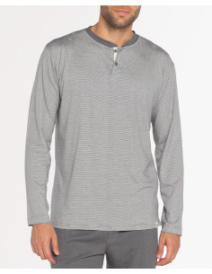 Pijama Largo Bambú Rayas... 2