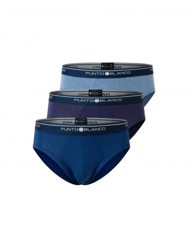 Pack 3 Calzoncillos Slip Algodón...