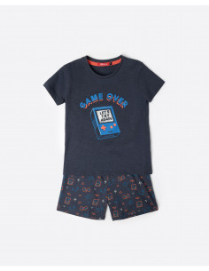 Pijama Corto Algodón Game...