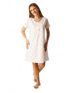 Camisón Manga Corta Algodón...