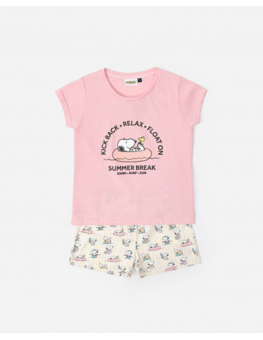 Pijama Corto Algodón Snoopy Admas 64450