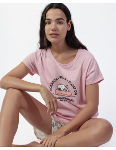 Pijama Corto Algodón Snoopy... 2
