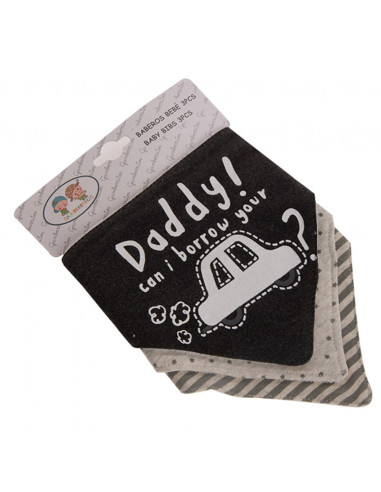 Pack 3 Bandanas Mummy & Daddy...