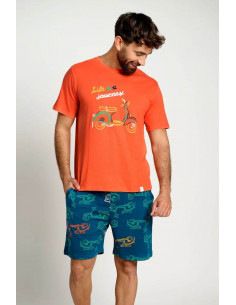 Pijama Corto Algodón Moto... 2