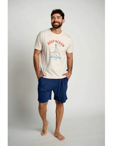 Pijama Corto Algodón Faro Muydemi...