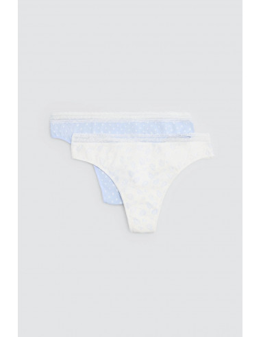 Pack 2 Tangas Algodón Estampados...