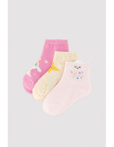 Pack 3 Calcetines Tobilleros Algodón...