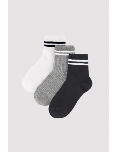 Pack 3 Calcetines Tobilleros...