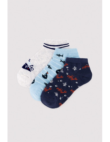 Pack 3 Calcetines Invisibles Algodón...