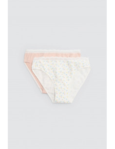 Pack 2 Bragas Midi Algodón...