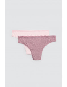 Pack 2 Tangas Algodón...