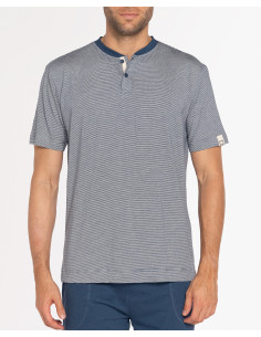 Pijama Corto Bambú Rayas... 2