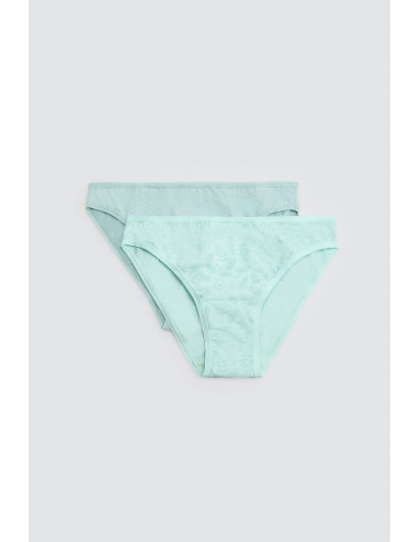 Pack 2 Bragas Corte Mini Algodón...