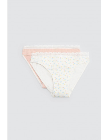 Pack 2 Bragas Corte Mini Algodón...
