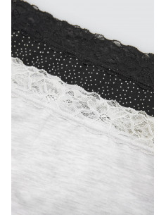 Pack 2 Bragas Midi Algodón... 2