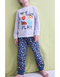 Pijama Largo Algodón Game...