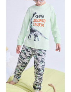 Pijama Largo Algodón...