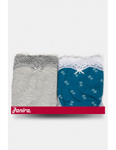 Pack 2 Bragas Brislip Coquettes Grey...