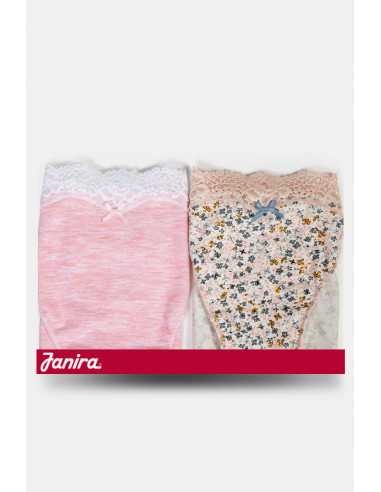 Pack 2 Bragas Brislip Coquettes Pink...
