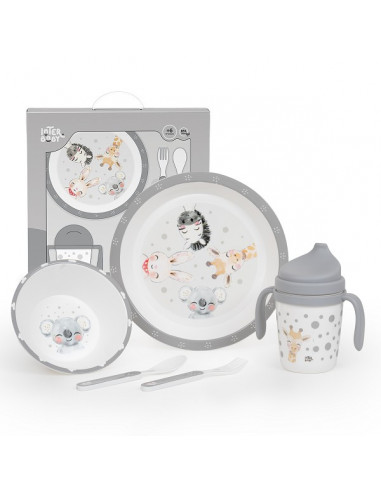 Vajilla de Bebé 5 Piezas Acuarela...