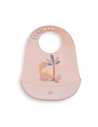 Babero Silicona Dinosaurio Interbaby...