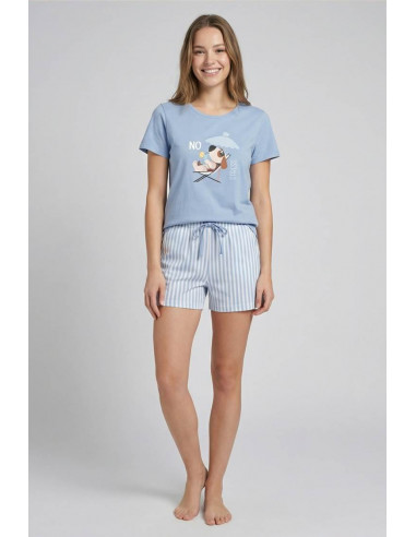 Pijama Corto Modal Perrito "No...