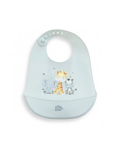 Babero Silicona Jirafa Interbaby SI020