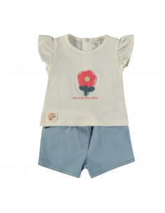 Camiseta Flor + Pantalón...