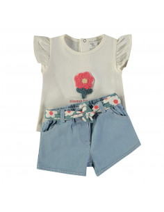 Camiseta Flor + Pantalón... 2