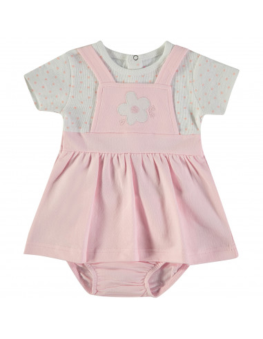 Vestido con Ranita Algodón Flor...