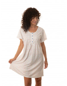Camisón Manga Corta Algodón...