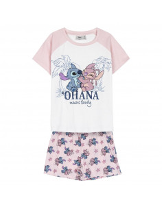 Pijama Corto Algodón Stitch...