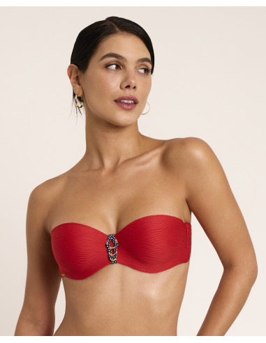 Bikini Bandeau Nautilus Con Aro Con...