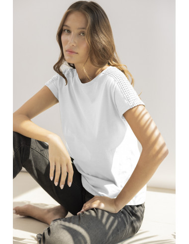 Camiseta Manga Corta Band Algodón...