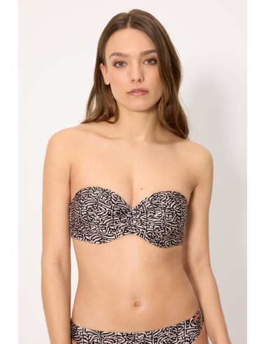 Bikini Bandeau Con Aro Con Relleno...