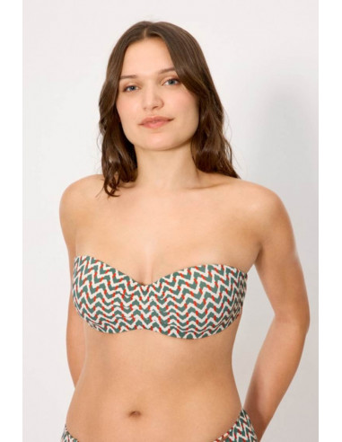 Bikini Bandeau Sunset Con Aro Con...