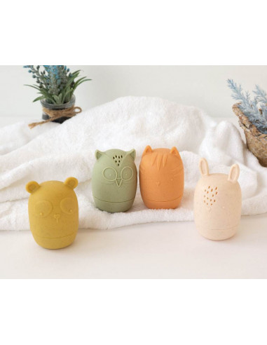 Set 4 Muñecos Baño Antomoho Kiokids 5640