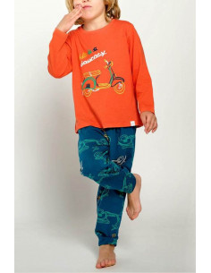 Pijama Largo Algodón Vespa...