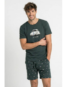 Pijama Corto Algodón...