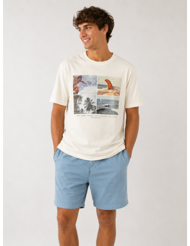 Camiseta Manga Corta Algodón Surf...