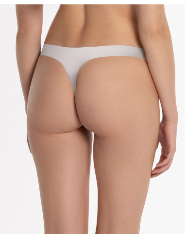 Tanga Invisible Stretch Punto Blanco...