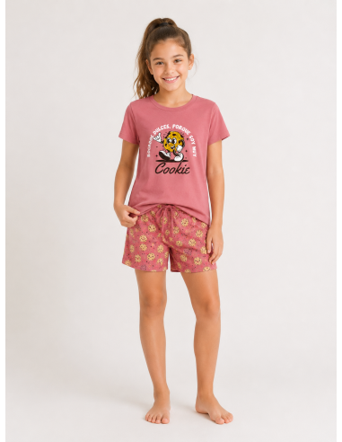 Pijama Corto Algodón Cookie Little...