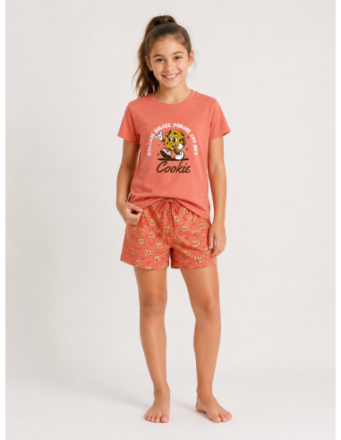 Pijama Corto Algodón Cookie Little...