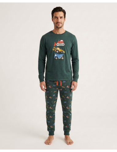 Pijama Largo Algodón Afelpado...